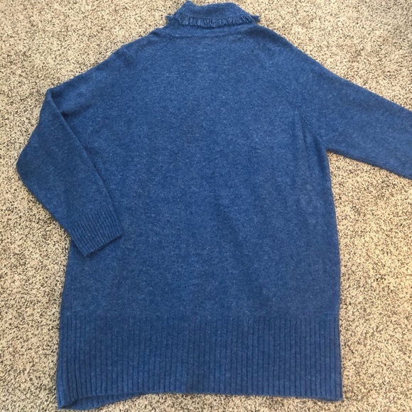 Anthropologie Blue Cardigan Sweater, Size Large - Picture 8 of 13